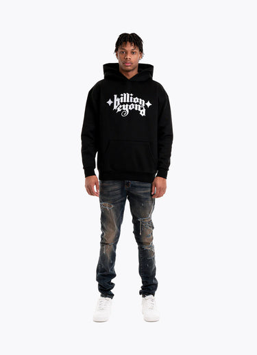 BILLION AND BEYOND - MAGIC HOODIE BLACK/WHITE