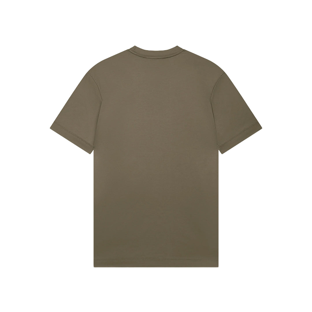 VALENZA - INTERLOCK SUPIMA T-SHIRT  - ARMY GREEN