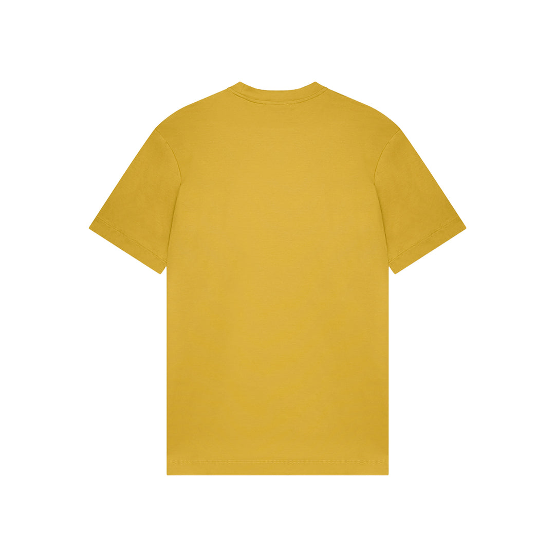 VALENZA - INTERLOCK SUPIMA T-SHIRT MUSTARD