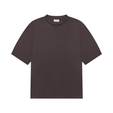 VALENZA - INTERLOCK SUPIMA OVERSIZED T-SHIRT ASPHALT