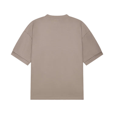 VALENZA - INTERLOCK SUPIMA OVERSIZED T-SHIRT LEAD GREY