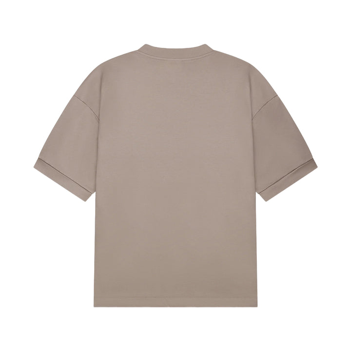 VALENZA - INTERLOCK SUPIMA OVERSIZED T-SHIRT LEAD GREY