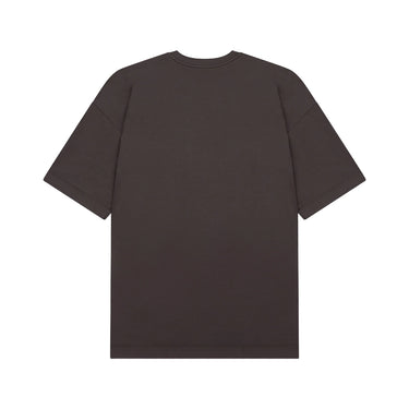 VALENZA - INTERLOCK SUPIMA OVERSIZED T-SHIRT EBONY BROWN
