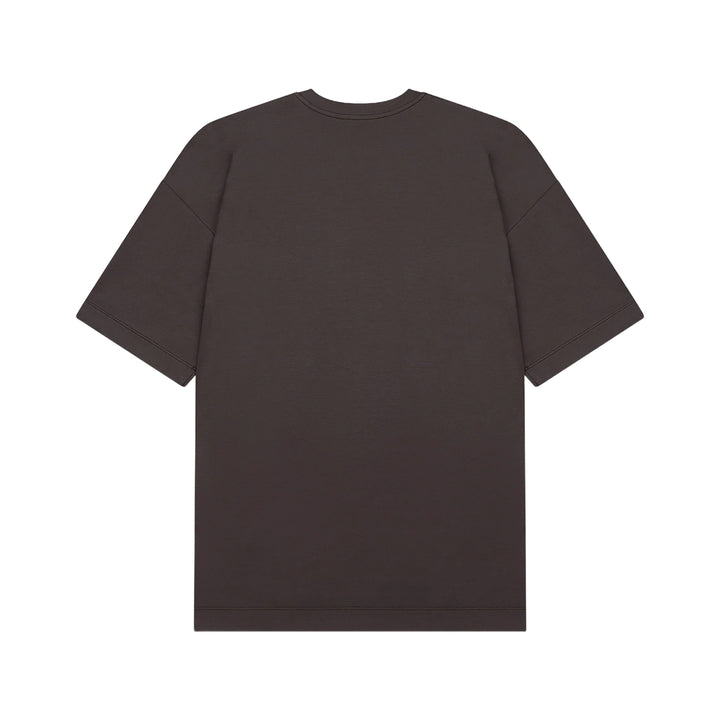 VALENZA - INTERLOCK SUPIMA OVERSIZED T-SHIRT EBONY BROWN