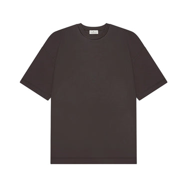 VALENZA - INTERLOCK SUPIMA OVERSIZED T-SHIRT EBONY BROWN