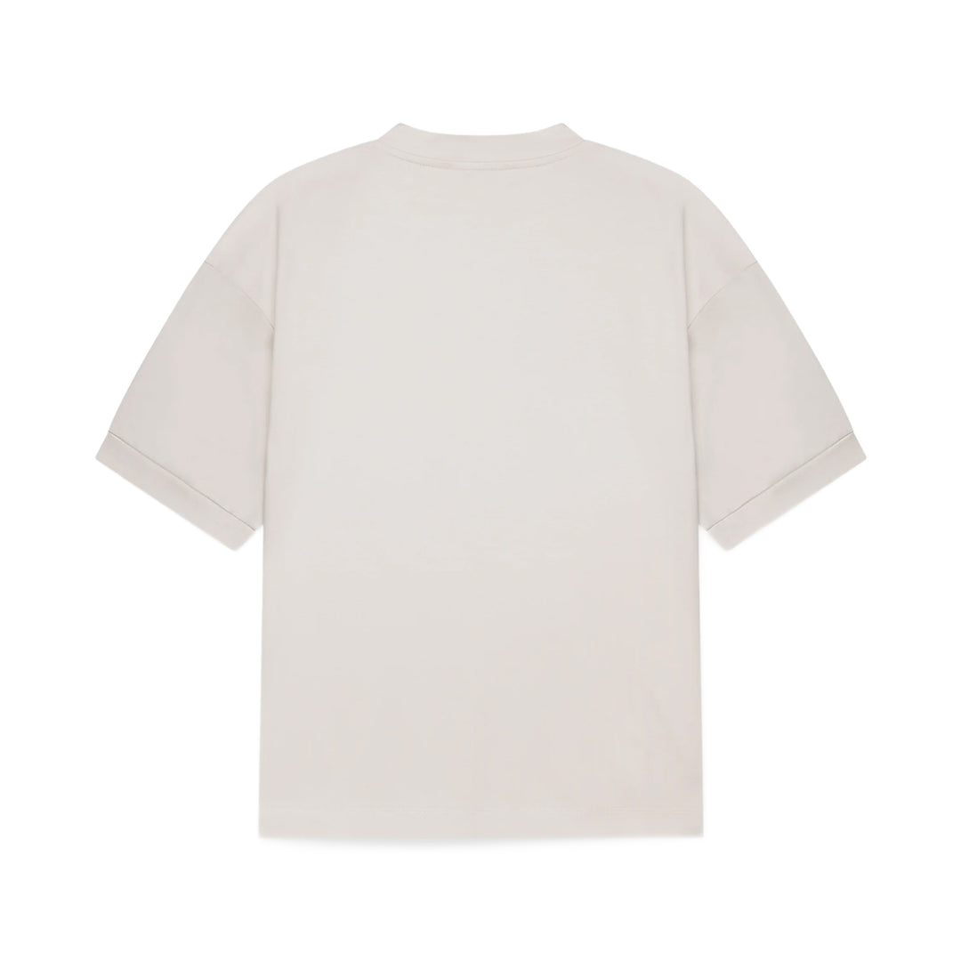 VALENZA - INTERLOCK SUPIMA OVERSIZED T-SHIRT PEARL GREY
