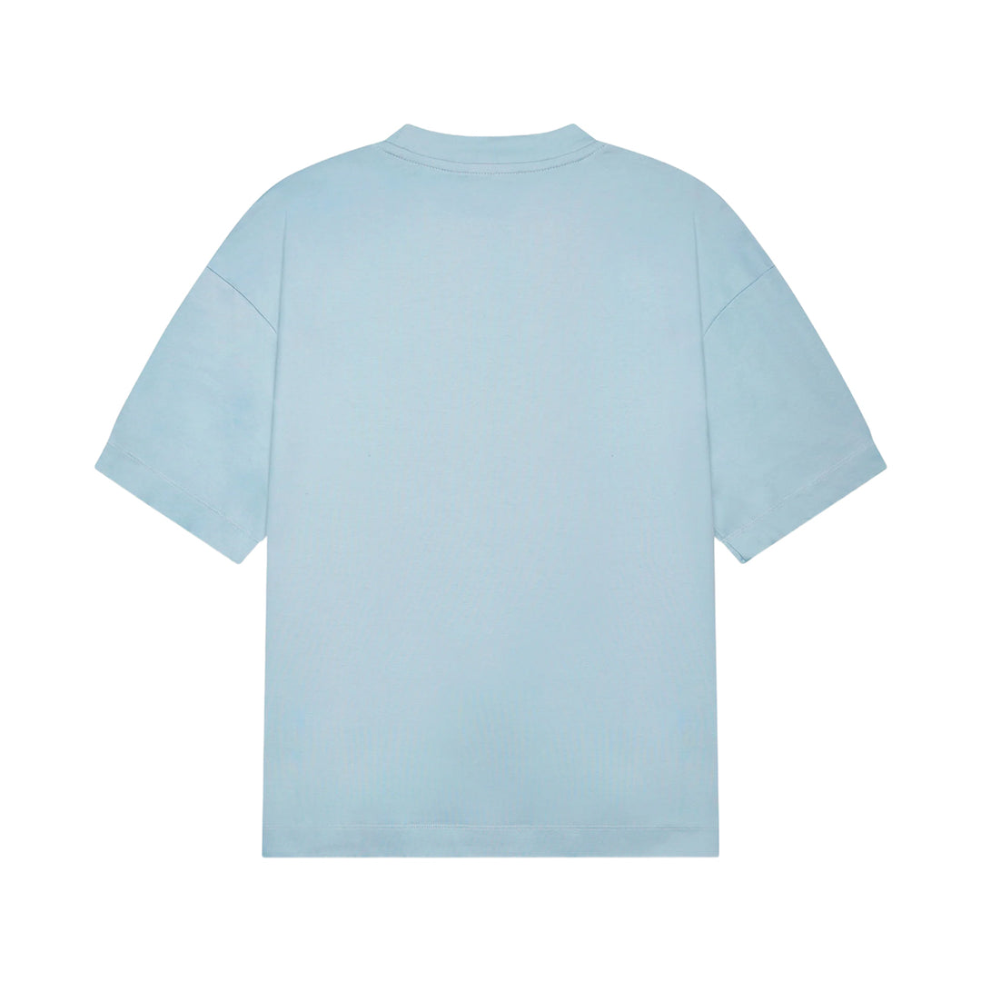 VALENZA - INTERLOCK SUPIMA OVERSIZED T-SHIRT BLUE DIAMOND