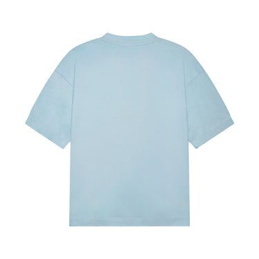 VALENZA - INTERLOCK SUPIMA OVERSIZED T-SHIRT BLUE DIAMOND