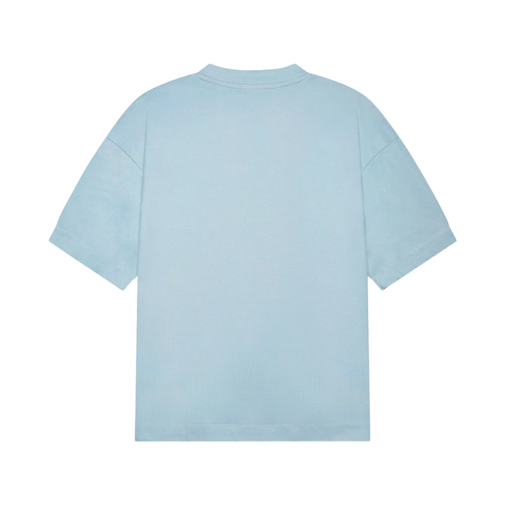 VALENZA - INTERLOCK SUPIMA OVERSIZED T-SHIRT BLUE DIAMOND