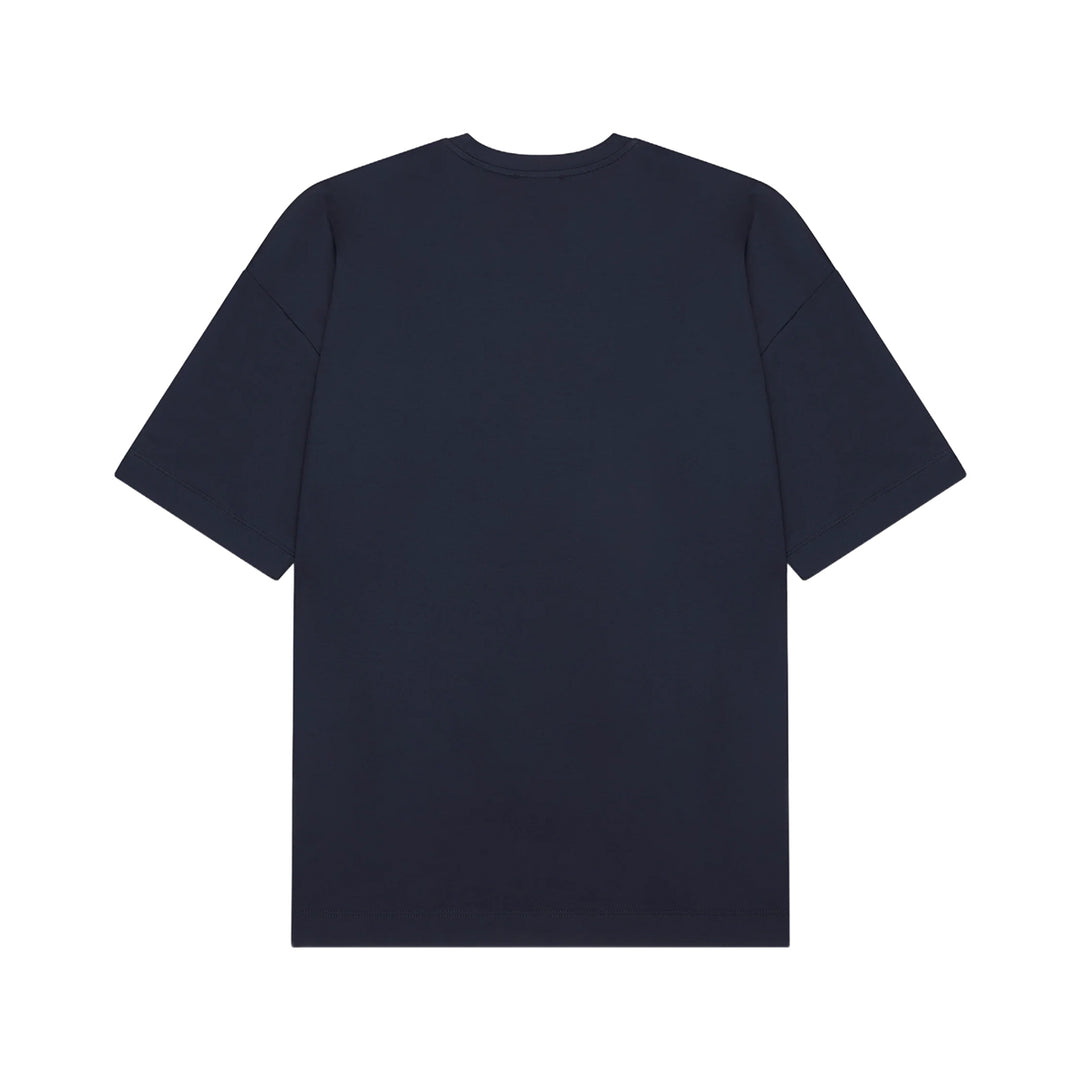 VALENZA - INTERLOCK SUPIMA OVERSIZED T-SHIRT NAVY