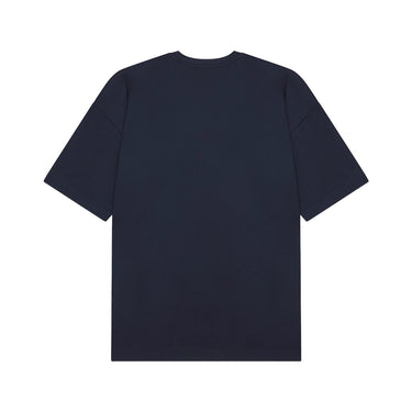 VALENZA - INTERLOCK SUPIMA OVERSIZED T-SHIRT NAVY