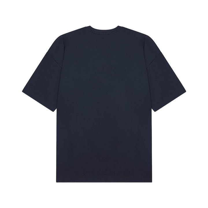 VALENZA - INTERLOCK SUPIMA OVERSIZED T-SHIRT NAVY