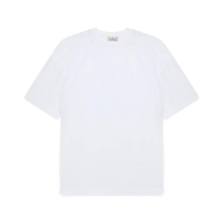 VALENZA - INTERLOCK SUPIMA OVERSIZED T-SHIRT WHITE