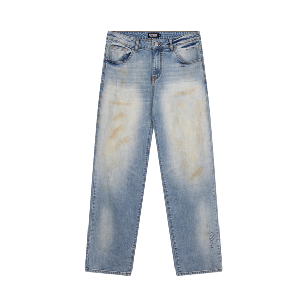 RIVERO - DUSTED FADE EMBOSSED DENIM