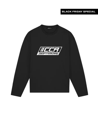CONCEPT R - CCR LONGSLEEVE - BLACK * PRE ORDER