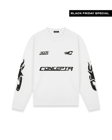 CONCEPT R - STREET LEGENDS LONGSLEEVE - WHITE * PRE ORDER