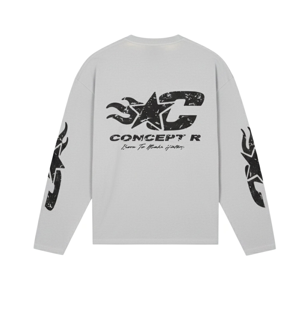 CONCEPT R - BORN TO INSPIRE LONGSLEEVE - GREY