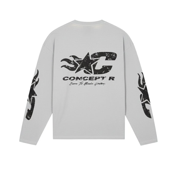 CONCEPT R - BORN TO INSPIRE LONGSLEEVE - GREY