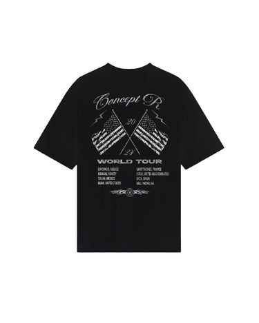 CONCEPT R - WORLD TOUR TEE - BLACK