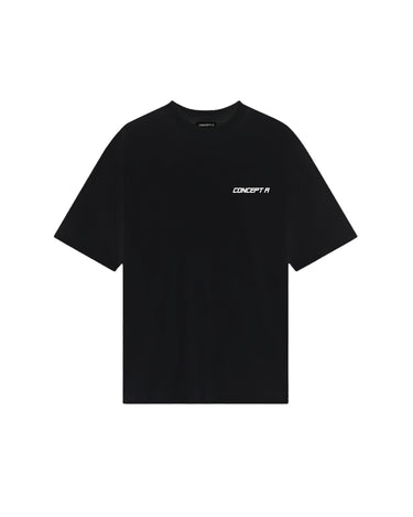 CONCEPT R - LOGO TEE - BLACK WHITE