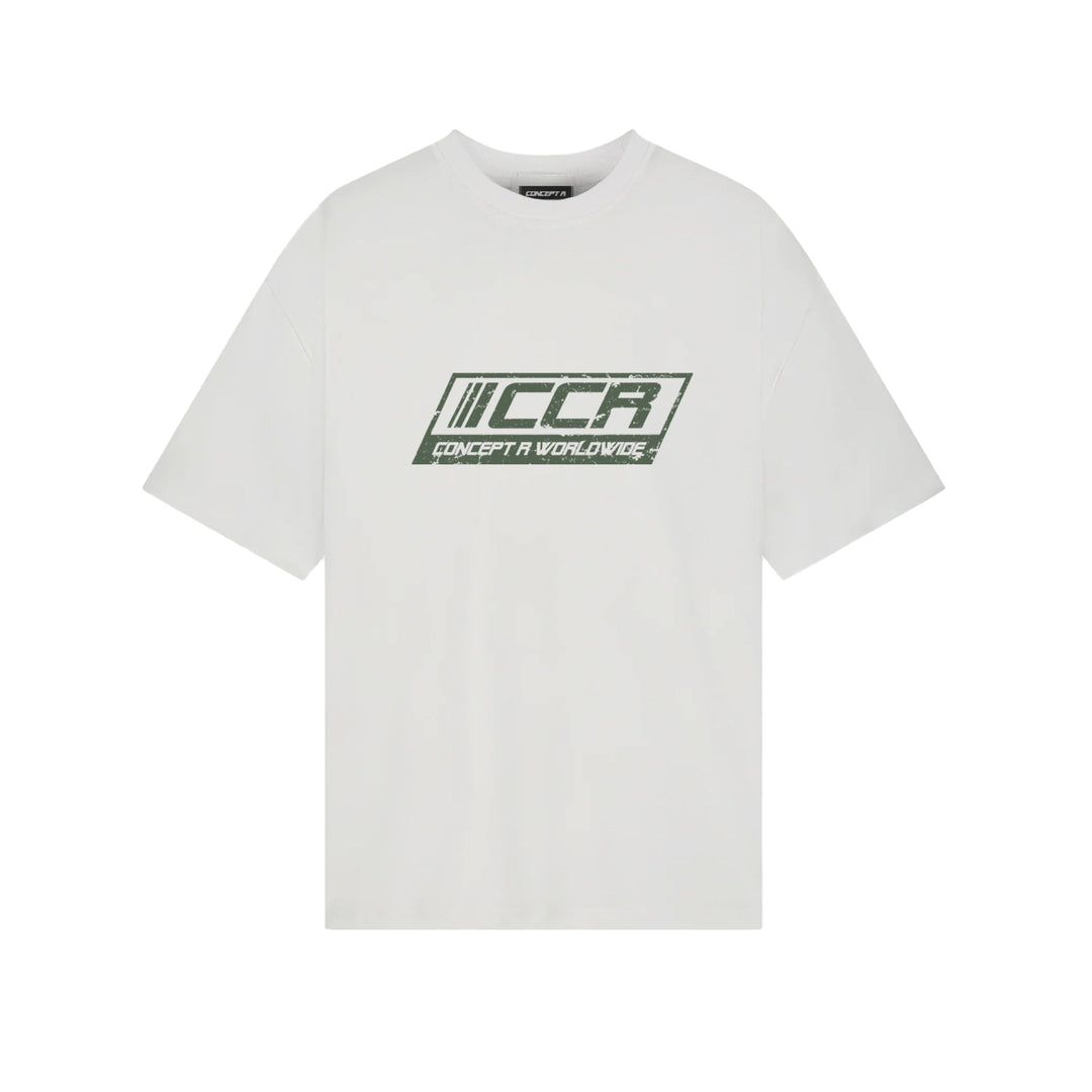 CONCEPT R - URBAN TEE - WHITE/GREEN