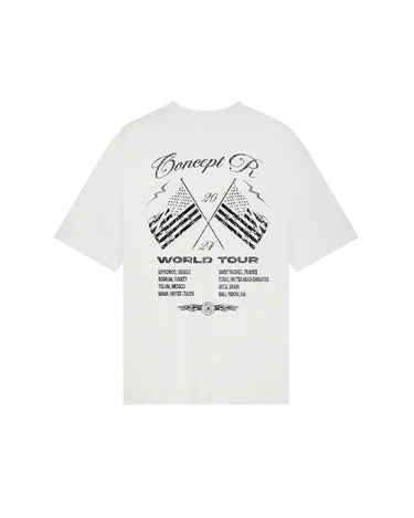 CONCEPT R - WORLD TOUR TEE - WHITE