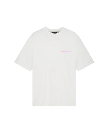 CONCEPT R - THE WORLD IS YOURS TEE - WHITE PINK