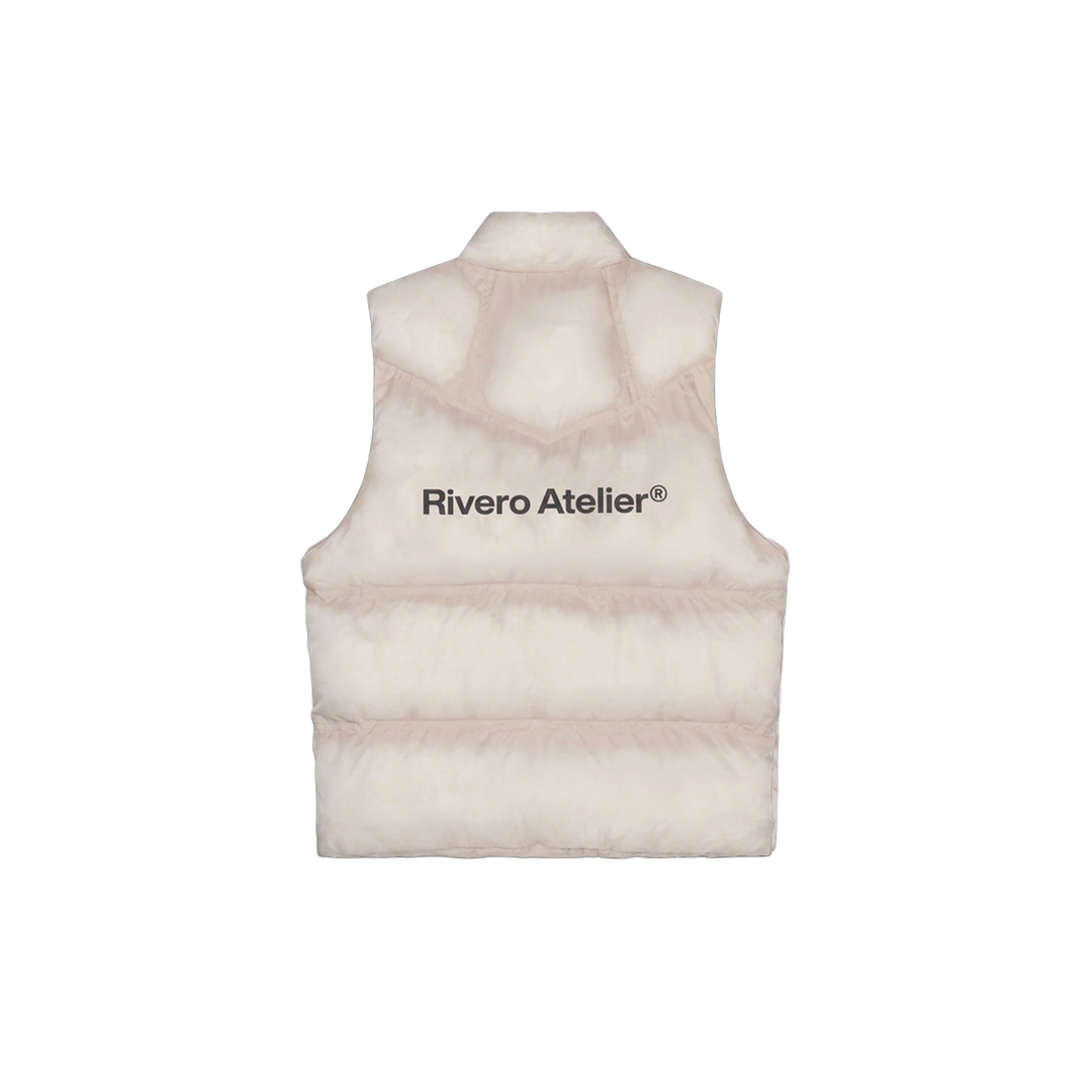 RIVERO - STUDIO PUFFER VEST SAND