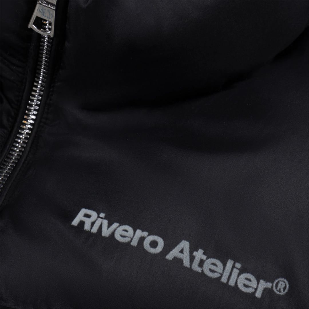 RIVERO - STUDIO PUFFER VEST BLACK