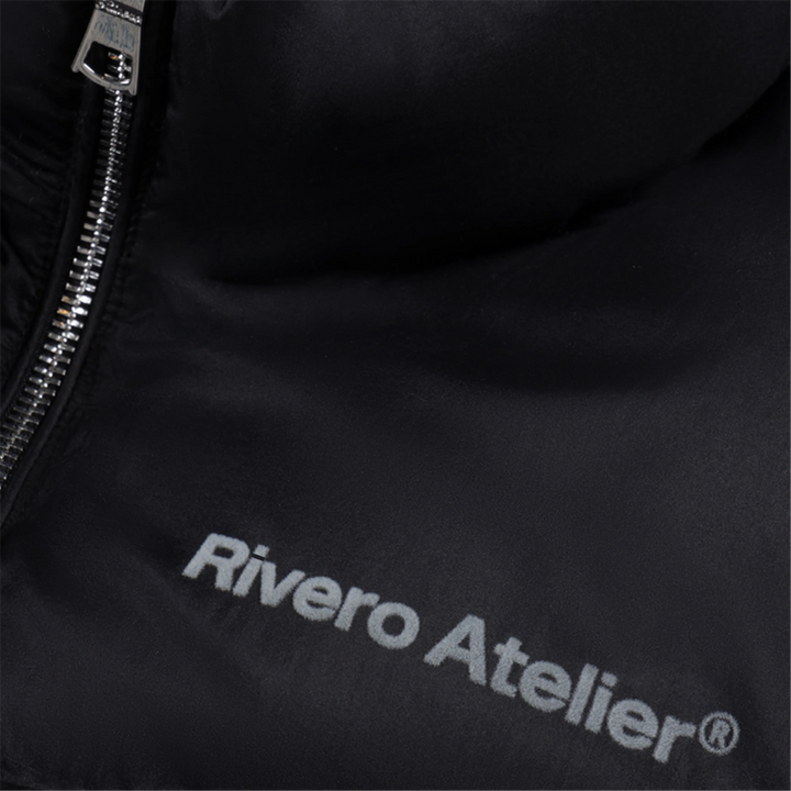 RIVERO - STUDIO PUFFER VEST BLACK