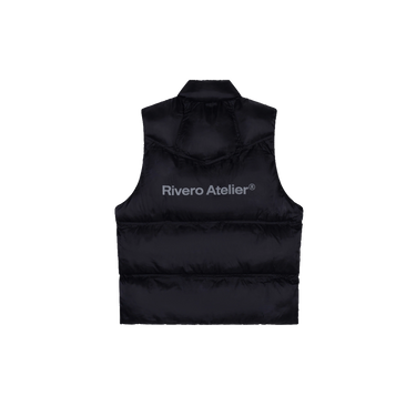RIVERO - STUDIO PUFFER VEST BLACK