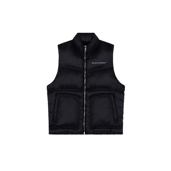 RIVERO - STUDIO PUFFER VEST BLACK