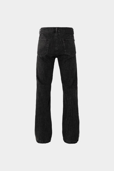 RIVERO- RELAXED EDGE DENIM JEANS DARK GREY