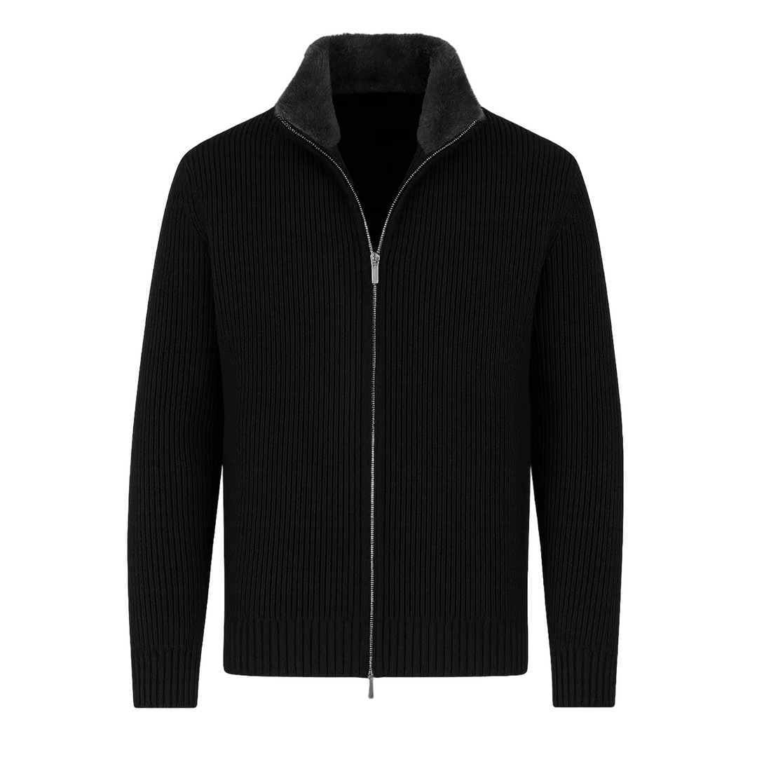 RIMA - FURNECK JACKET - BLACK