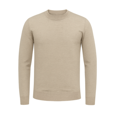 RIMA - CASHWOOL CREWNECK SWEATER BEIGE