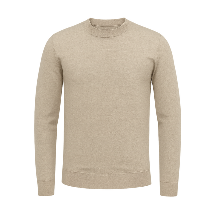 RIMA - CASHWOOL CREWNECK SWEATER BEIGE