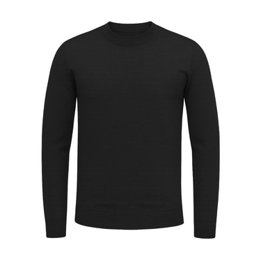 RIMA - CASHWOOL CREWNECK SWEATER BLACK