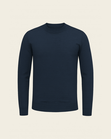 RIMA - CASHWOOL CREWNECK SWEATER NAVY