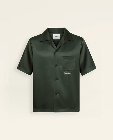RIMA - SATIN SHIRT - GREEN