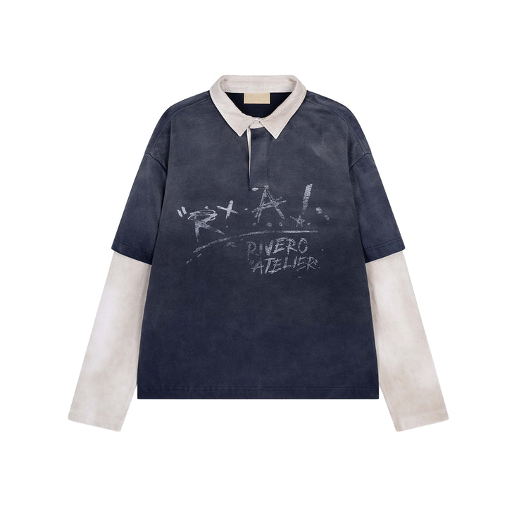 RIVERO - ARTISAN WASHED DOUBLE LAYERED POLO