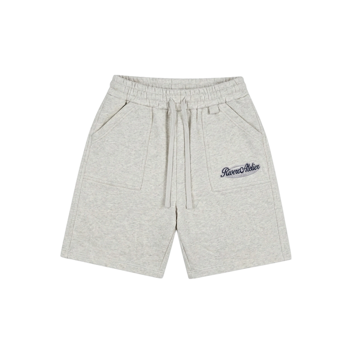 RIVERO - COLLEGE JOGGER SHORTS - GREY