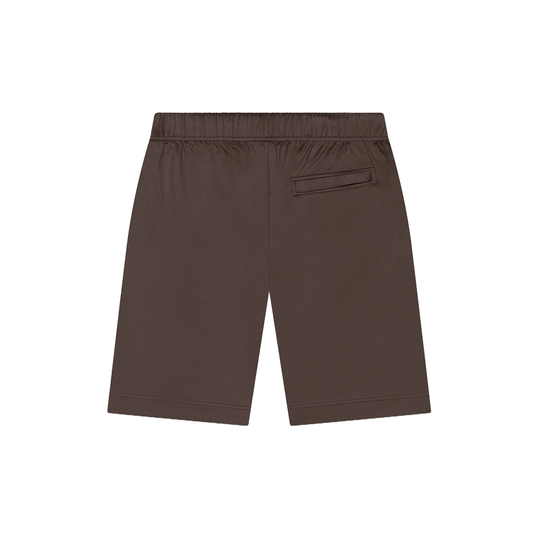 VALENZA - INTERLOCK SUPIMA SPORT SHORTS - EBONY BROWN