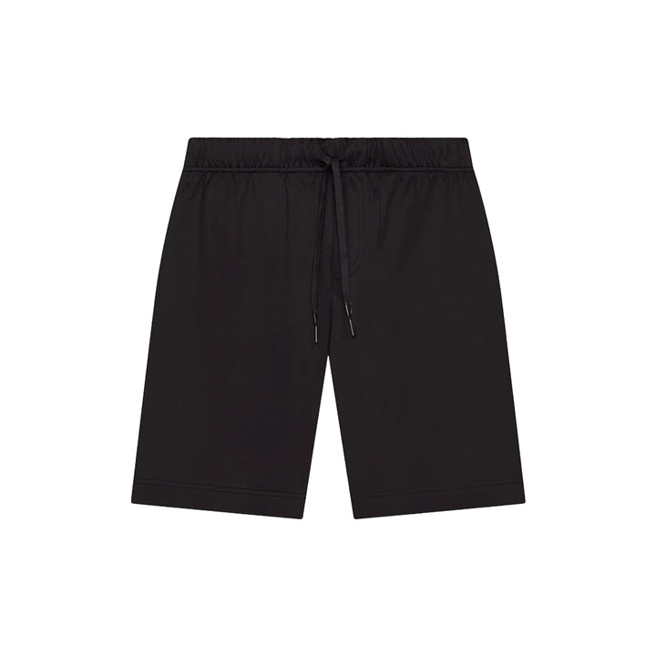 VALENZA - INTERLOCK SUPIMA SPORT SHORTS - BLACK