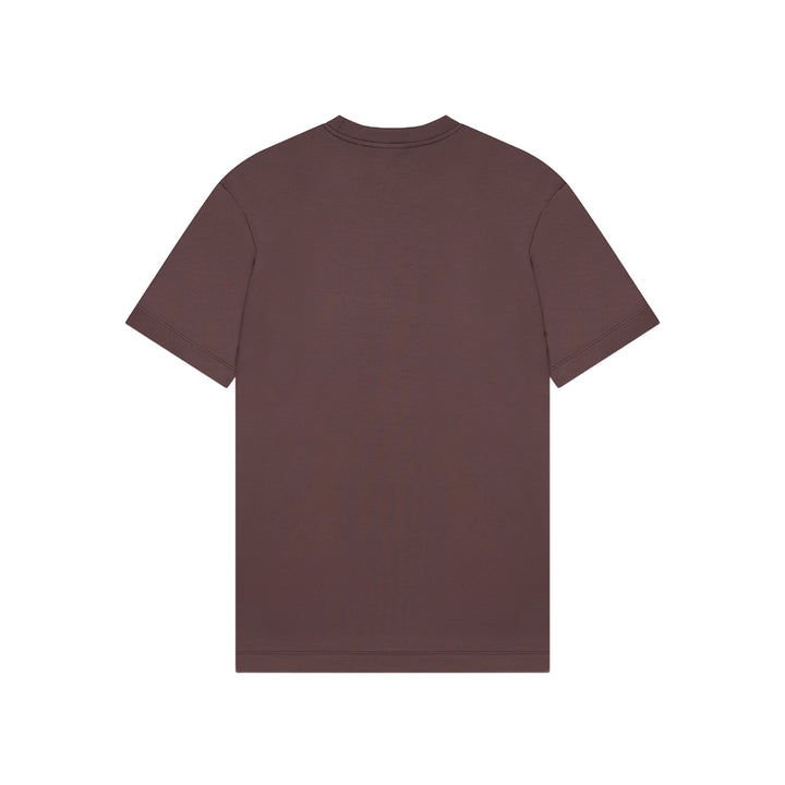 VALENZA - INTERLOCK SUPIMA T-SHIRT DARK SIENNA