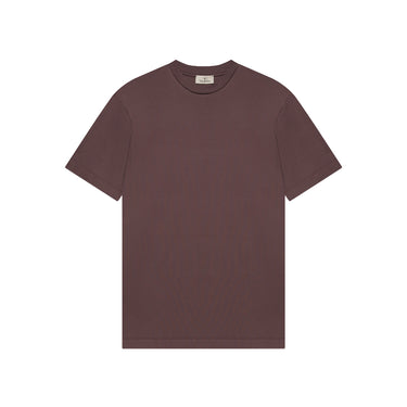 VALENZA - INTERLOCK SUPIMA T-SHIRT DARK SIENNA