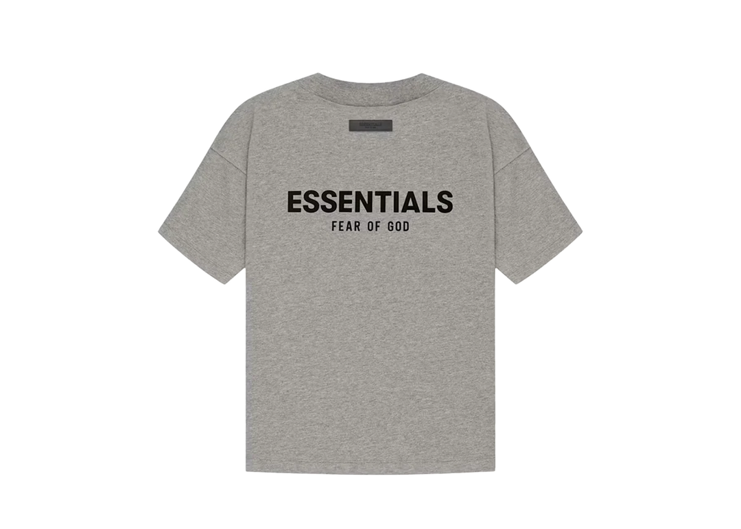 FEAR OF GOD ESSENTIALS -  DARK OATMEAL T-SHIRT