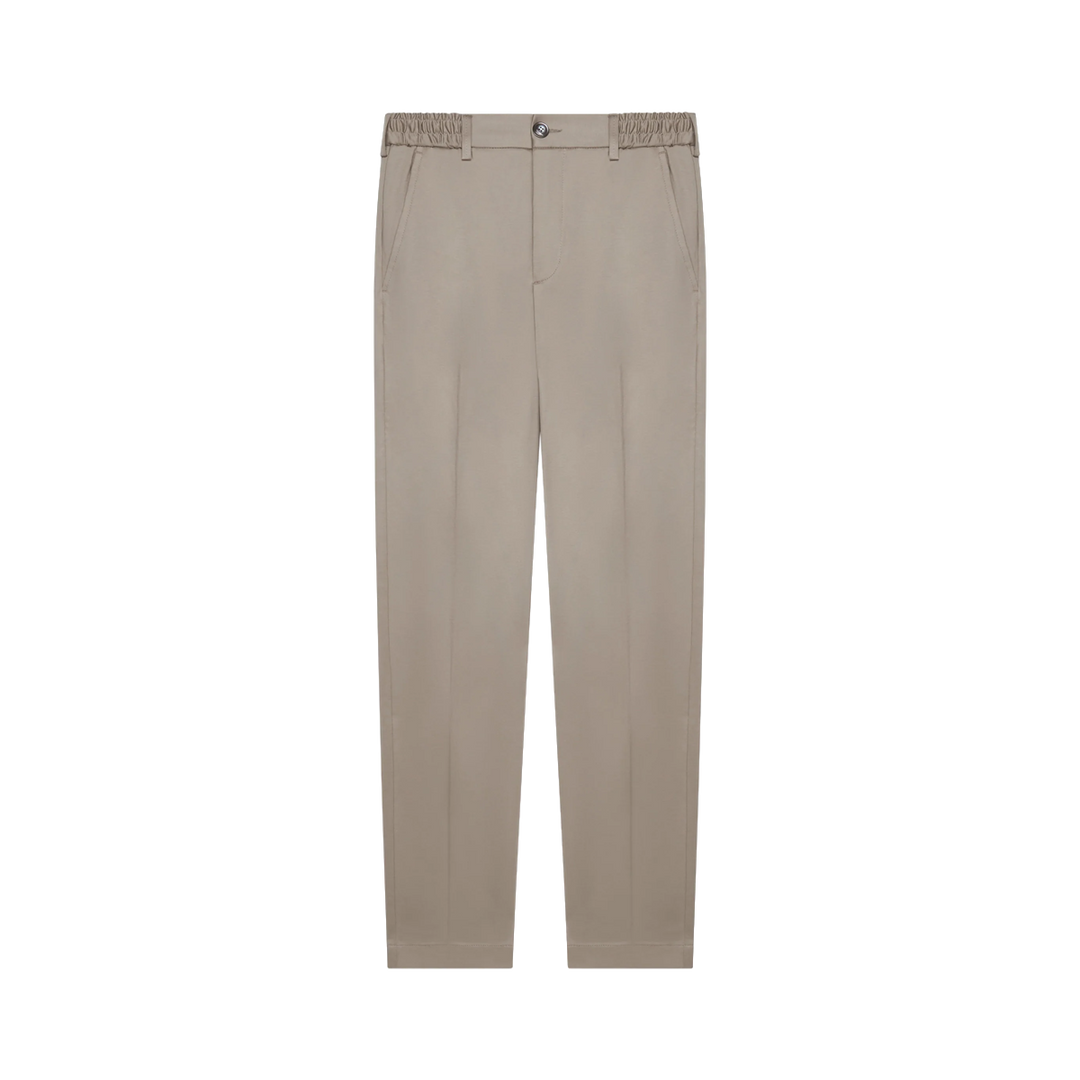 VALENZA - SUPIMA TAPERED TROUSER - LEAD GREY