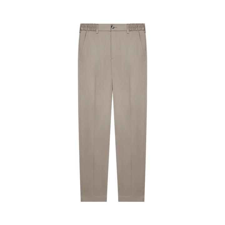 VALENZA - SUPIMA TAPERED TROUSER - LEAD GREY