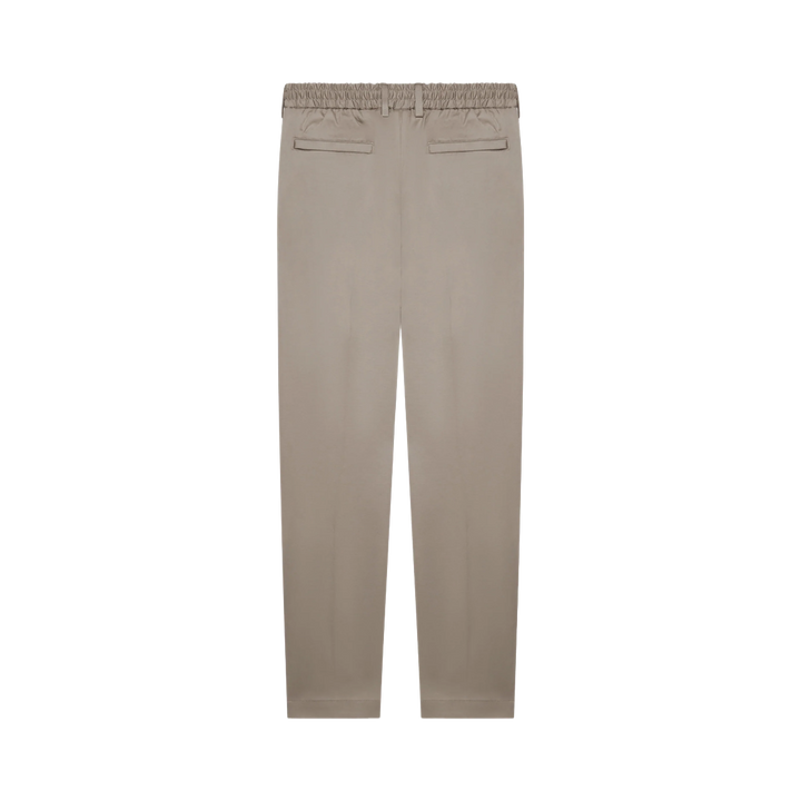 VALENZA - SUPIMA TAPERED TROUSER - LEAD GREY