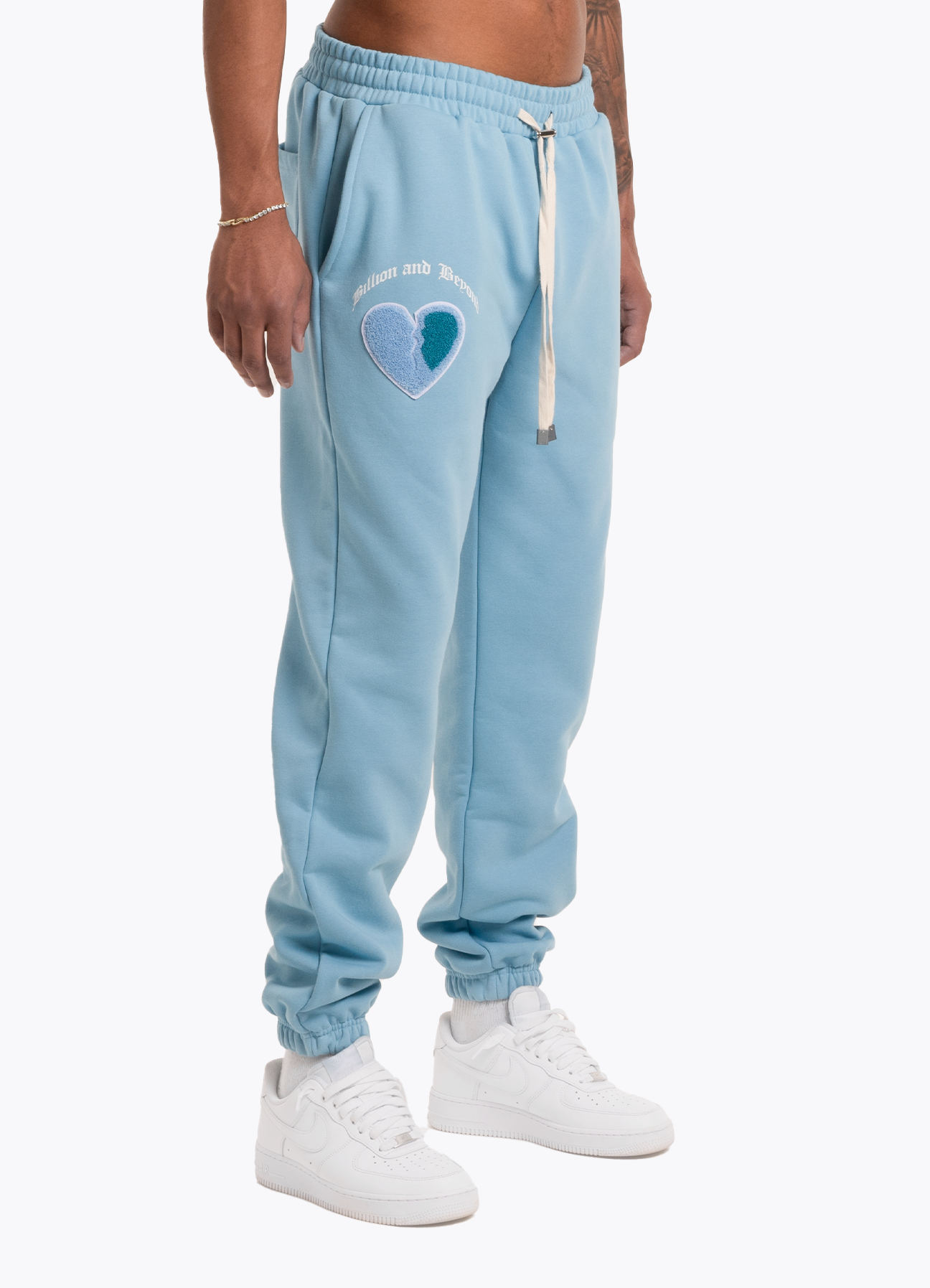 Kids Heart Sweatpants French Blue main image 0